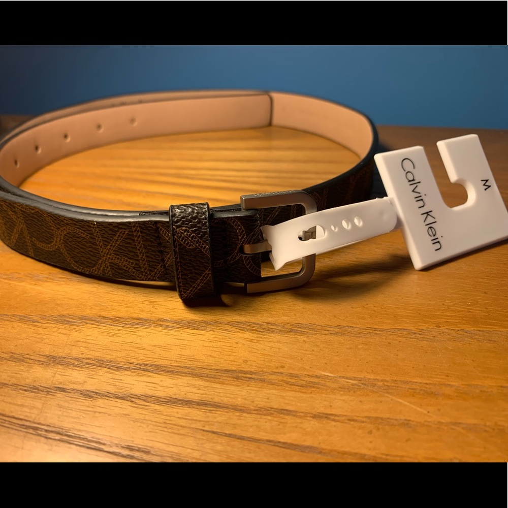 Womens Brown monogrammed belt